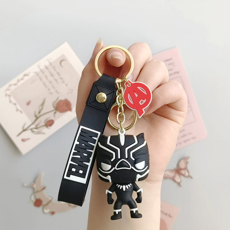 Cartoon Avengers Epoxy Doll Keychain