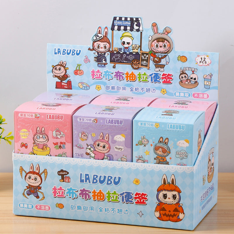 Capybara Sticky Notes Roll – Cartoon Tear-Off Memo Labels for Journaling & School