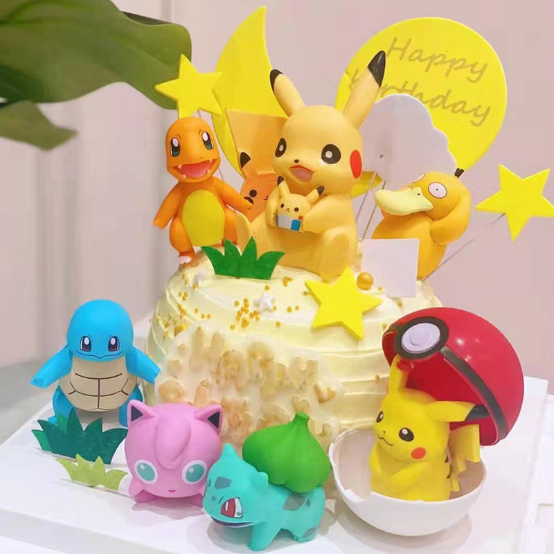 Solid PVC Pokémon Character Décor