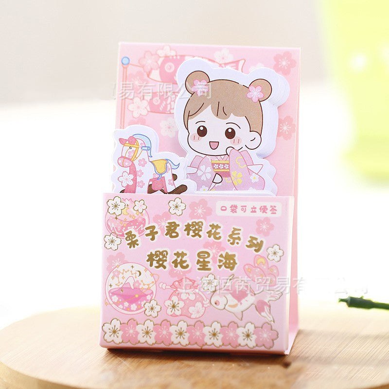 Kawaii Doll Sakura Post-It Notes