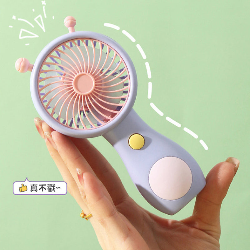 Cute Mini Handheld Fan – Portable Summer Fan for Kids, Travel & Daily Cooling