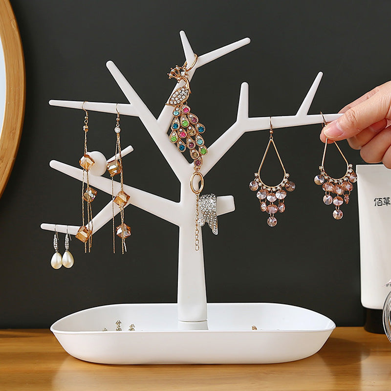 Bird on Tree Jewelry Decoration Organizer