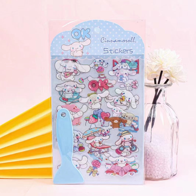 Kawaii Sticker Packet of 2 Sheet with Paster