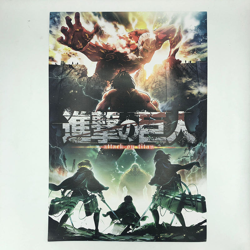 Attack On Titan AOT High Definition Vinyl Vibrant Color Poster