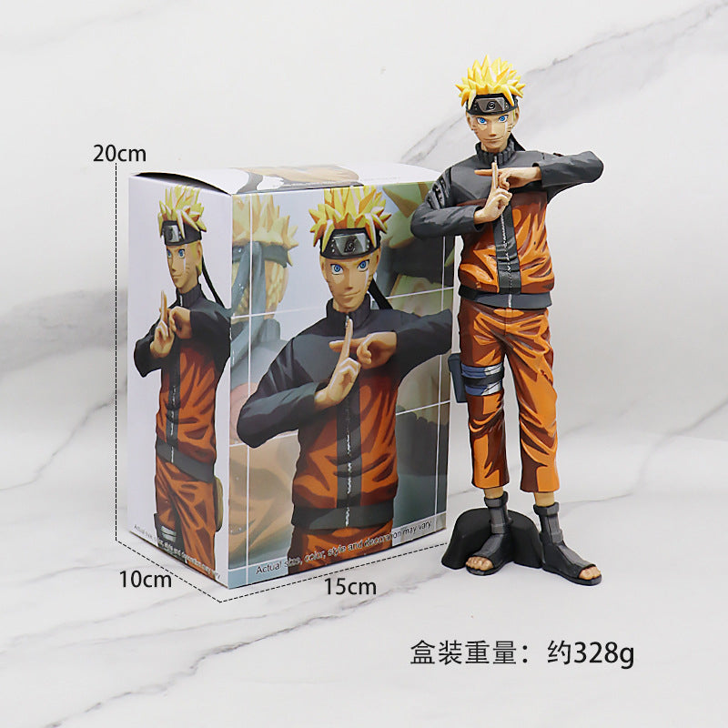 Naruto Anime Style Action Figure Preforming Jutsu