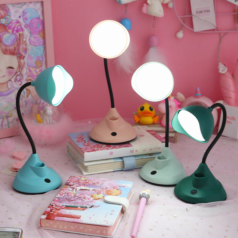 Simple Style Desk Lamp With Pen and Mobile holder