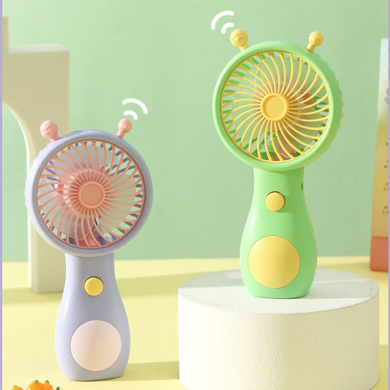 Cute Mini Handheld Fan – Portable Summer Fan for Kids, Travel & Daily Cooling