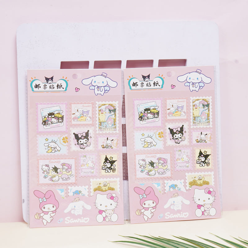 Sanrio Holographic Stamping Sticker Packet