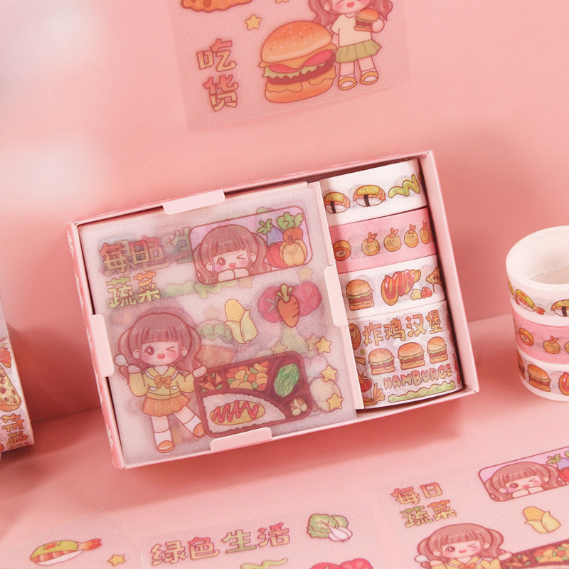 Set of Washi Tape & Sticker Box