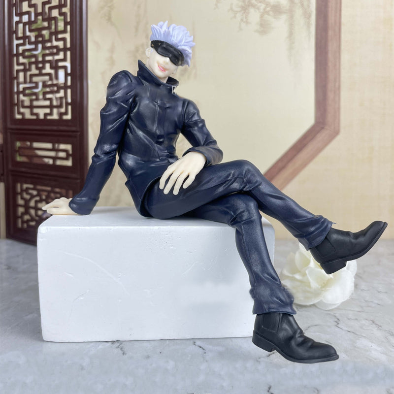 Satoru Gojo from Jujutsu Kaisen Sitting Action Figure