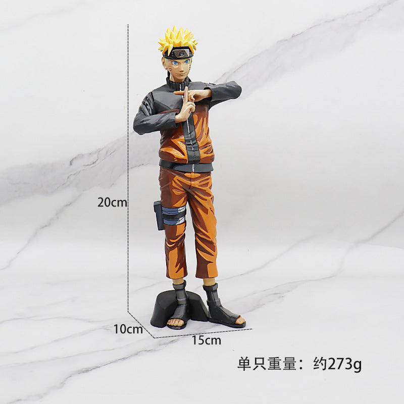 Naruto Anime Style Action Figure Preforming Jutsu