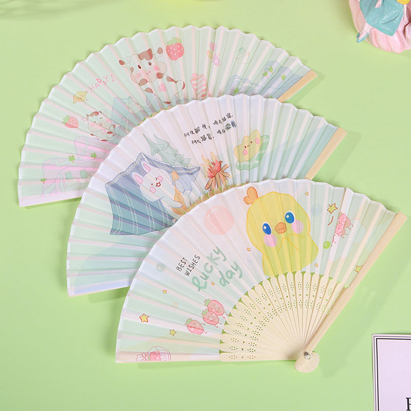 Japanese Style Printed Foldable Hand Fan