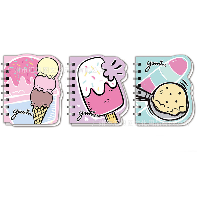 Korean Spiral Coil Cartoon Kids Notebook