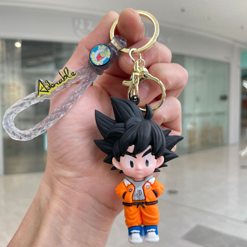 Dragon Ball Z Goku Pendant Keychain with Strap