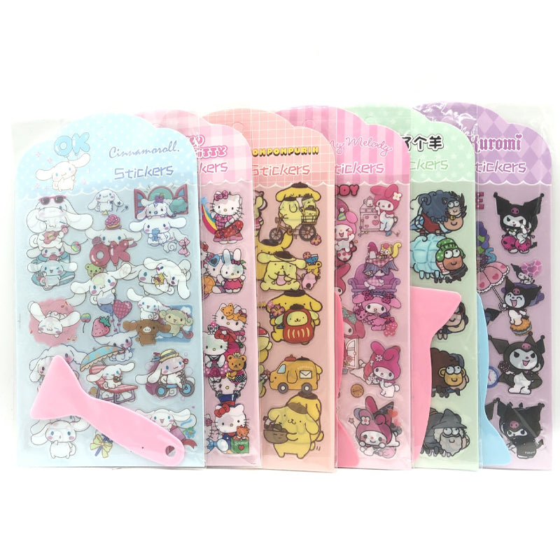 Kawaii Sticker Packet of 2 Sheet with Paster