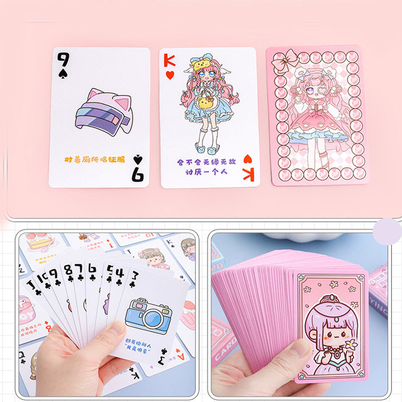 Korean Cartoon Illustrated Playing Cards