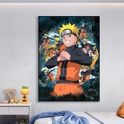 Naruto Vibrant Canvas Cloth Printed Poster A3