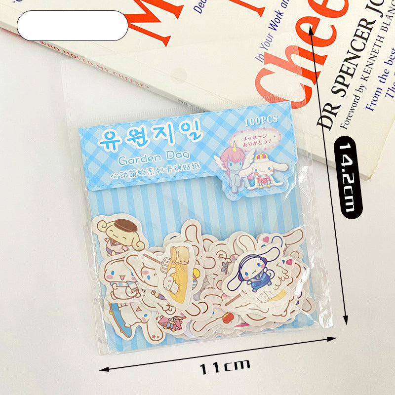 Mini Sanrio Liou Pre-Cut Sticker Pack of 100Pcs