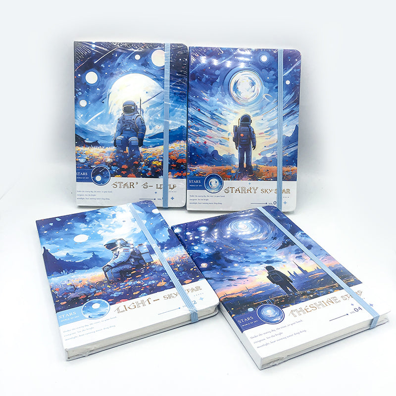 Light Star World of Sky Hardcover Notebook