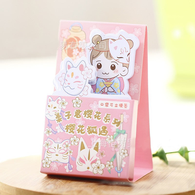 Kawaii Doll Sakura Post-It Notes