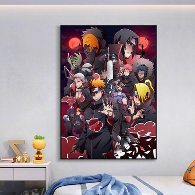 Naruto Vibrant Canvas Cloth Printed Poster A3