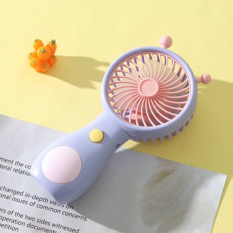 Cute Mini Handheld Fan – Portable Summer Fan for Kids, Travel & Daily Cooling