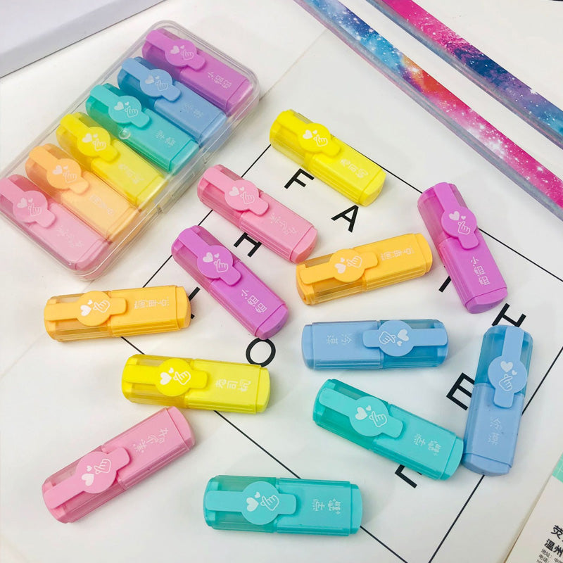 Mini Candy Color Plastic Highlighter