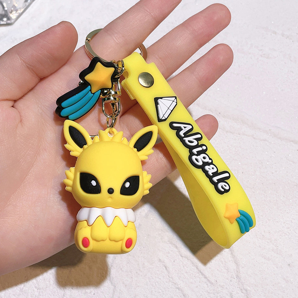 Pikachu Keychain Pokemon Action Figure Pendant