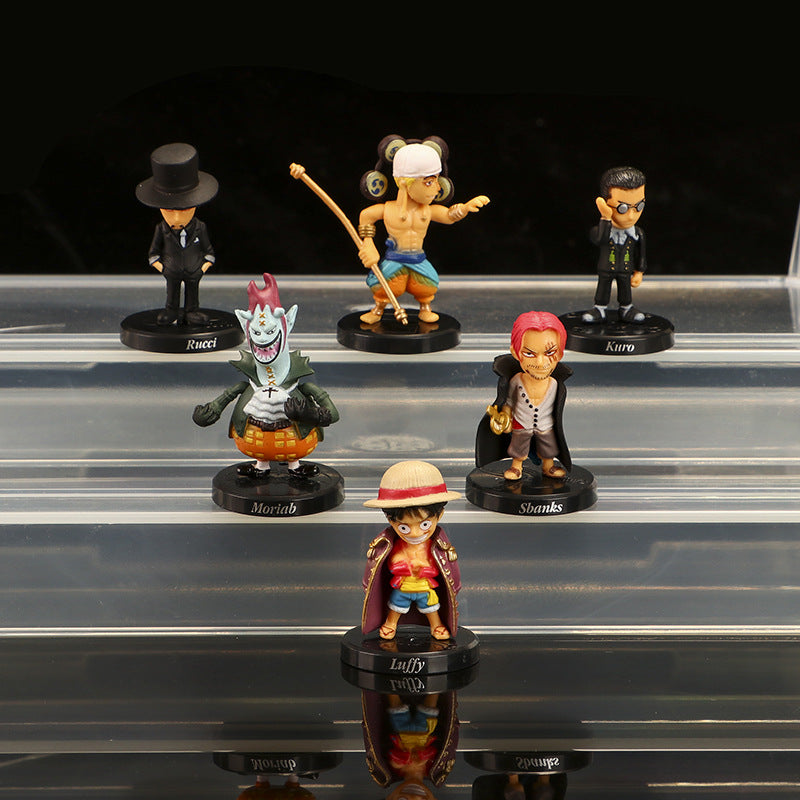 Set of 4 One Piece 4cm Mini Figures