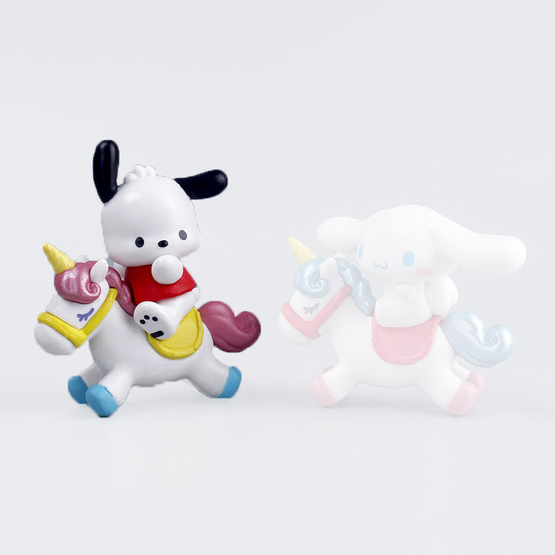 Sanrio Hello Kitty Riding Unicorn Figure
