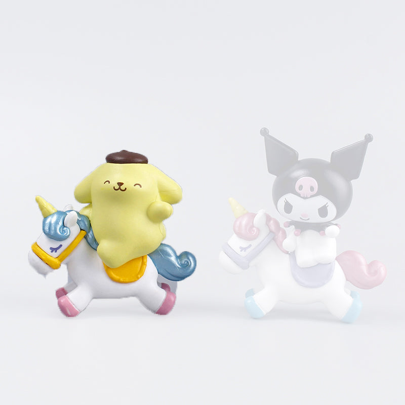 Sanrio Hello Kitty Riding Unicorn Figure