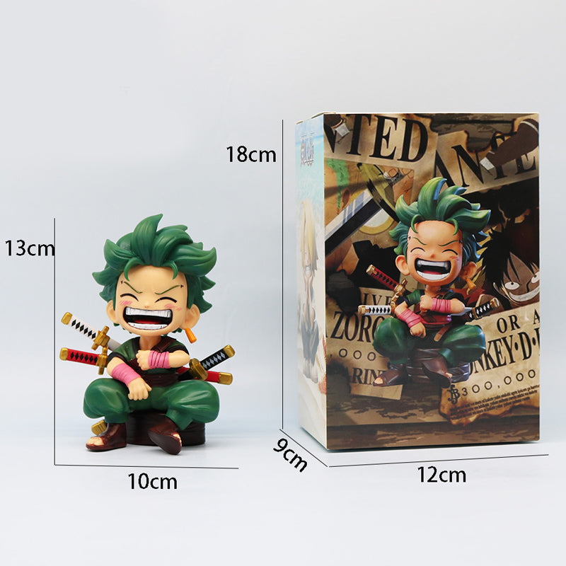 Premium One Piece Naruto Zoro Laughing Action Figure