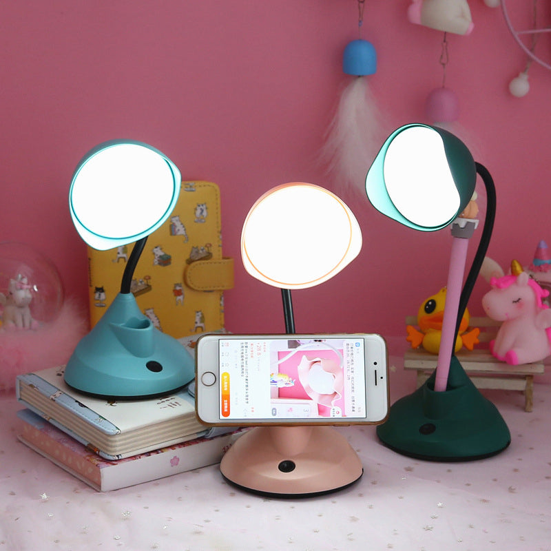 Simple Style Desk Lamp With Pen and Mobile holder