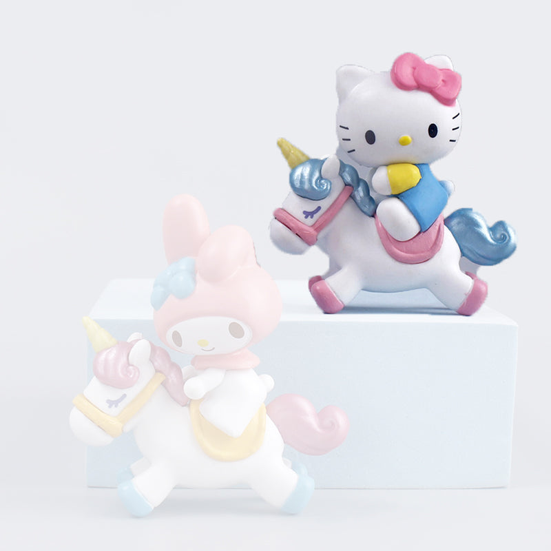 Sanrio Hello Kitty Riding Unicorn Figure