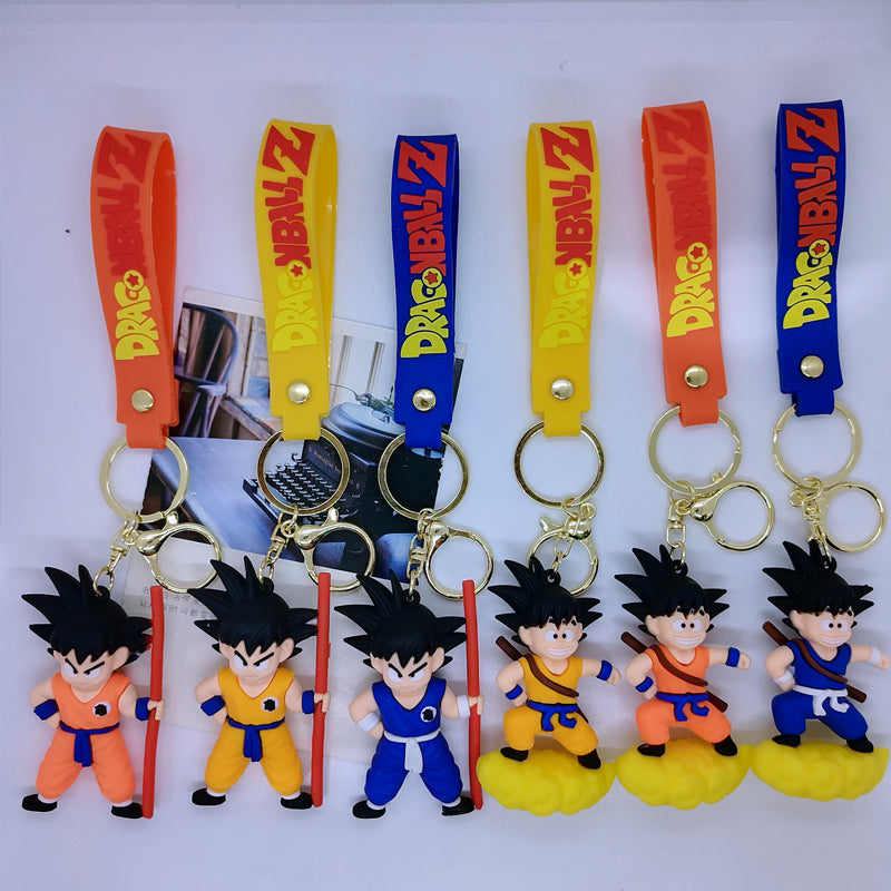 Dragon Ball Z Goku Pendant Keychain with Strap