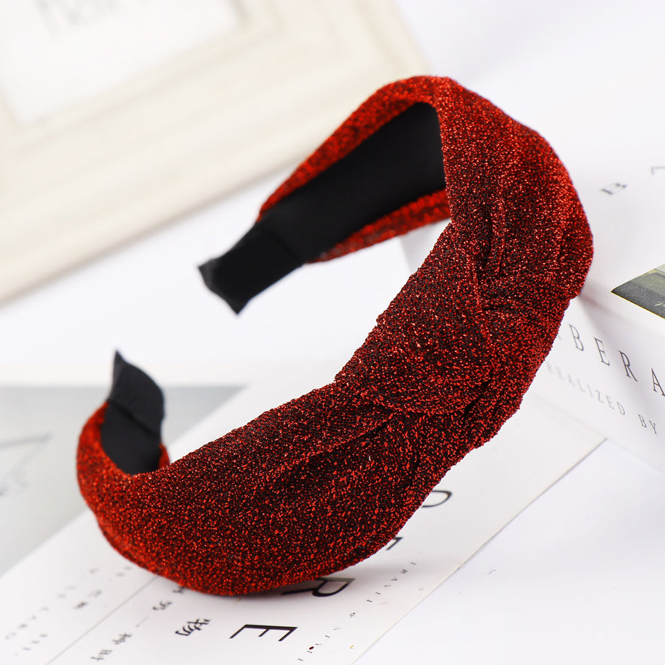 Trendy Single Color Knot Hairband
