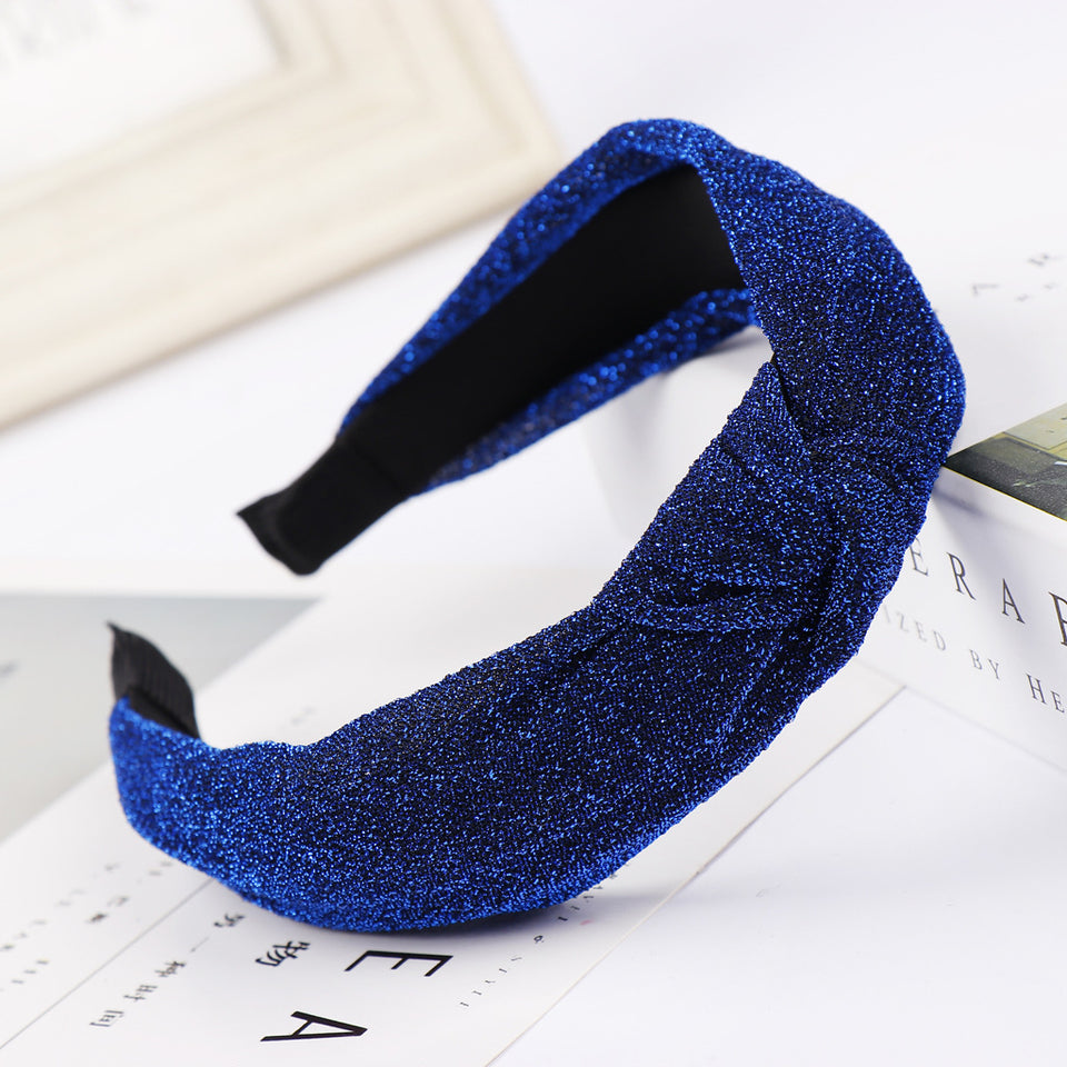 Trendy Single Color Knot Hairband