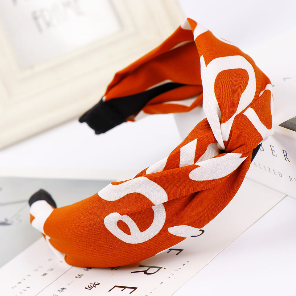 Mix Printed Stylish Fashion Flexible Hairband