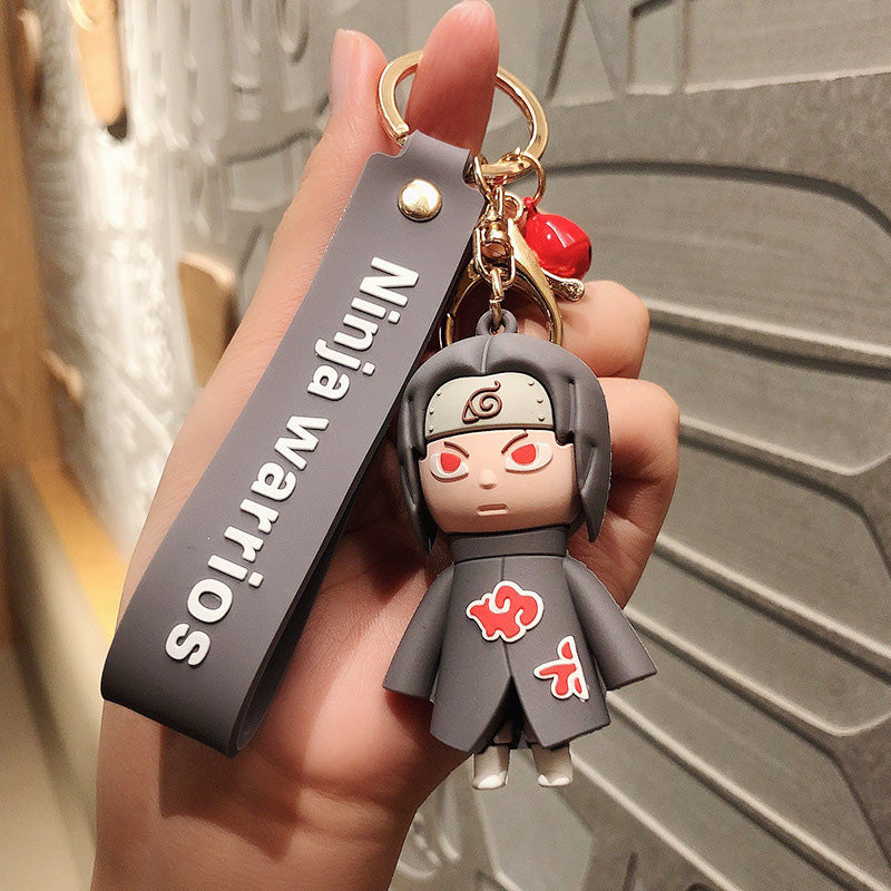 Anime Naruto Character Silicone Keychain