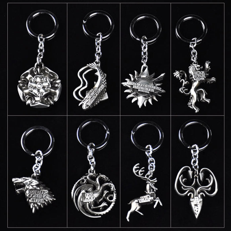 Game of Thrones Metal Keychain