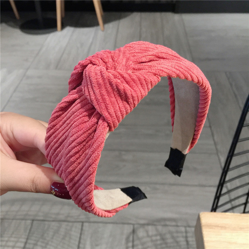 Knot Trendy Single Color Hairband