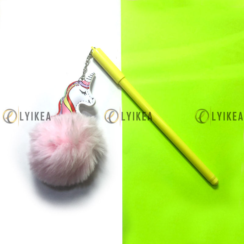 Unicorn Plush Pendant 0.4mm Ball Pen