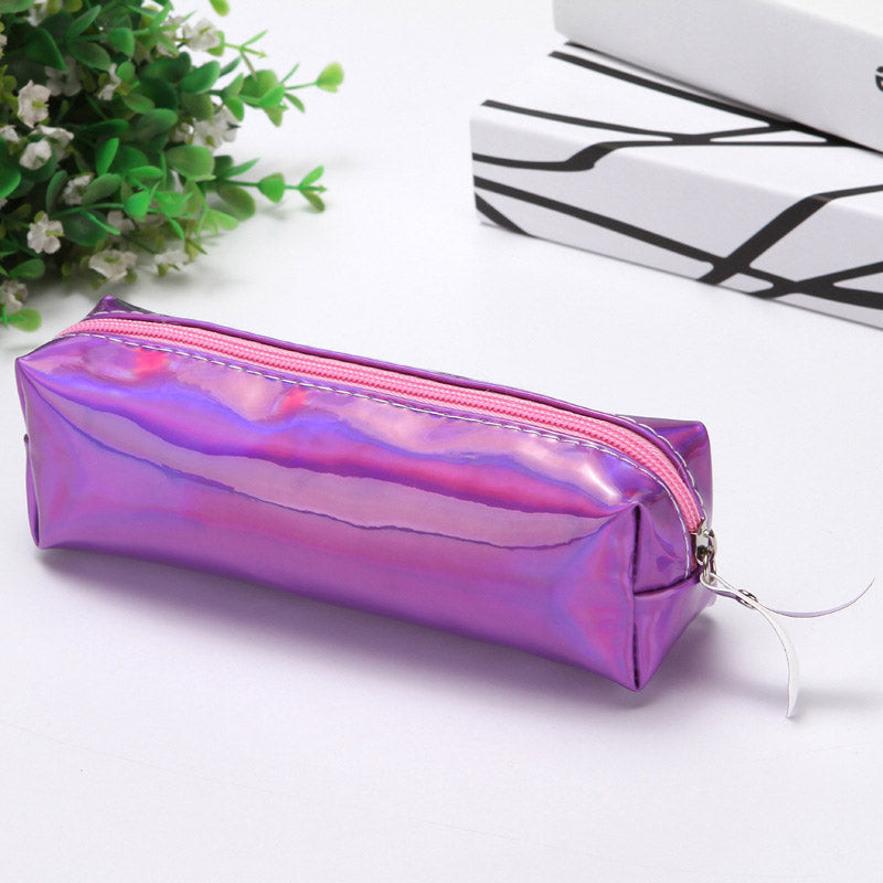 Korean Holographic Glossy Pencil Box