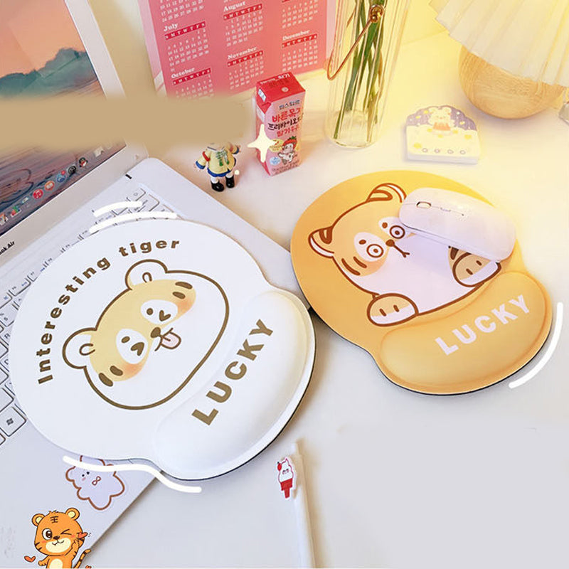 Soft Silicone Cartoon Wrist Rest Mouse Pad
