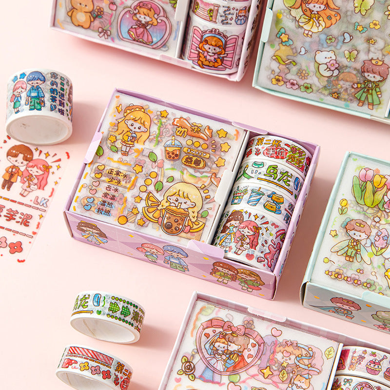Set of Washi Tape & Sticker Box