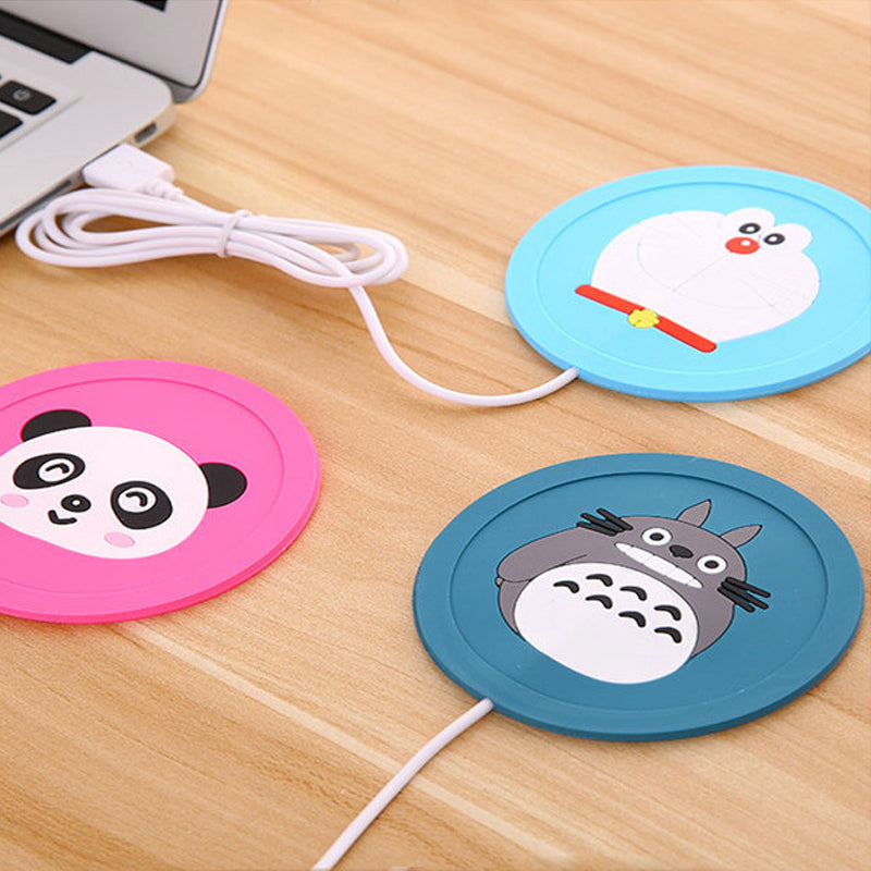 Cute Cartoon Insulation High Quality Silicone USB Tea Cup Warmer