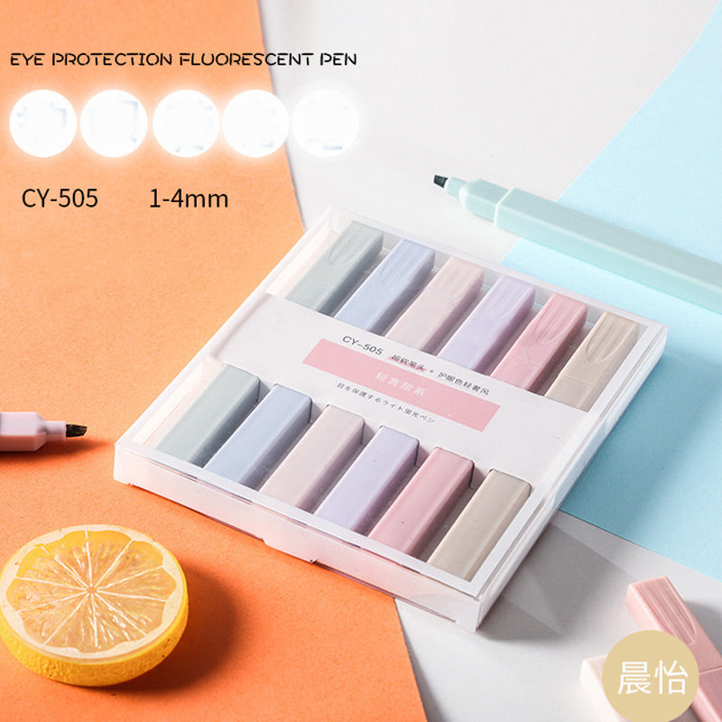 Fluorescent Highlighter Marker Set