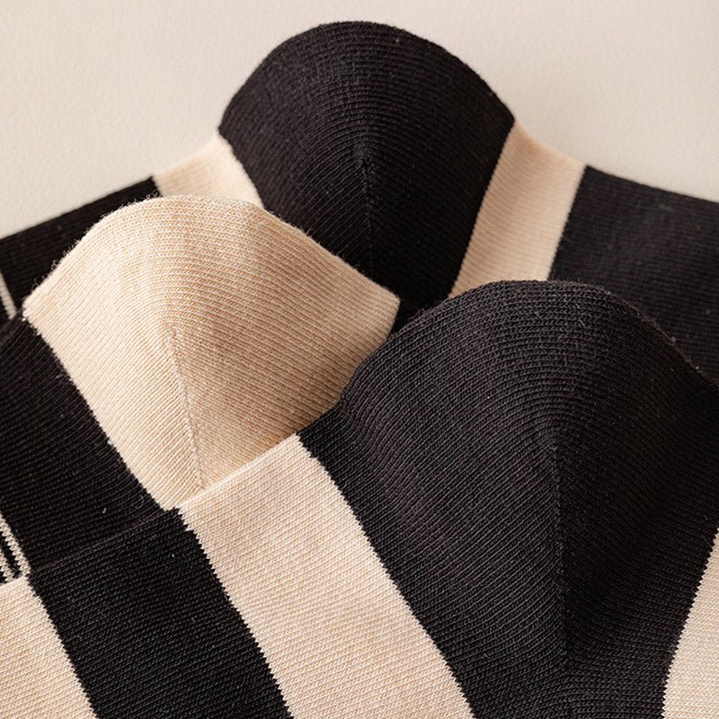 4 Pairs Autumn & Winter Striped Men's socks