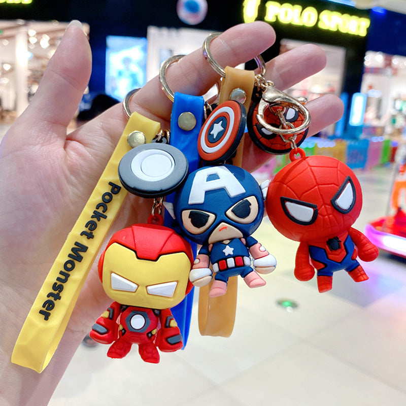 Avengers Superheroes Fat Pendant Keychain