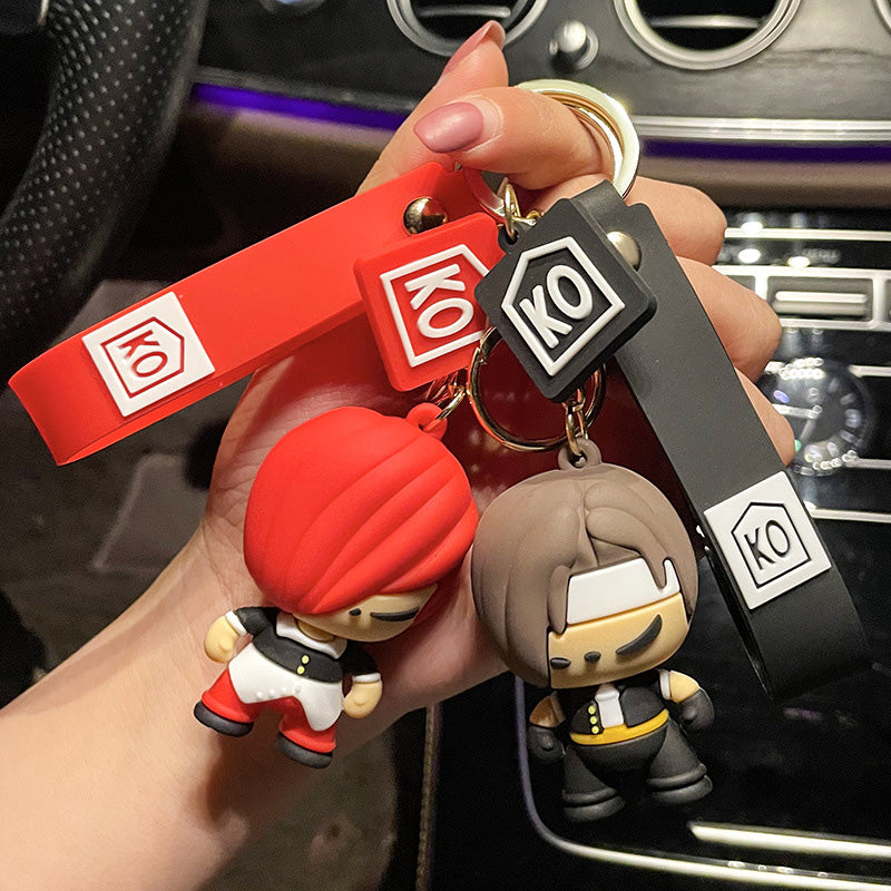 KOF King of Fighters Players Pendant Keychain